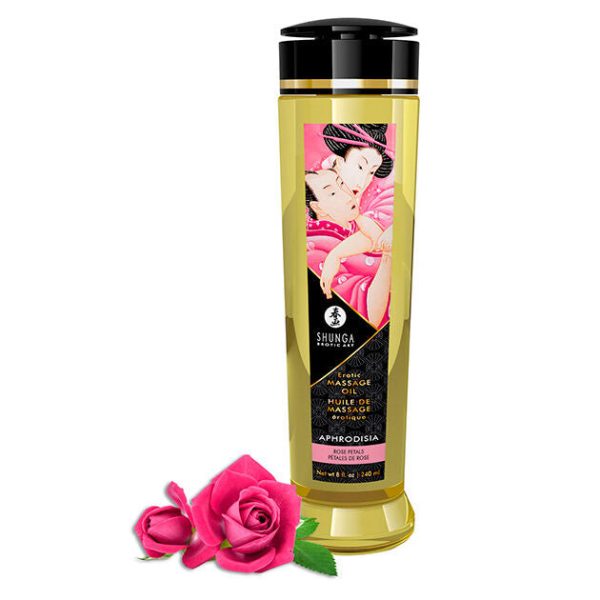 SHUNGA - ACEITE DE MASAJE EROTICO APHRODISIA 240 ML - Imagen 2