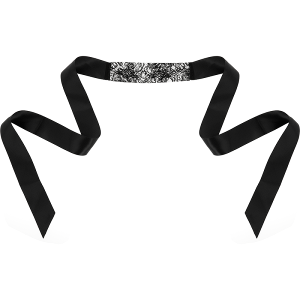 COQUETTE CHIC DESIRE - ANTIFAZ ENCAJE NEGRO CINTA - Imagen 2