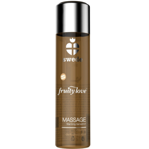 SWEDE - FRUITY LOVE ACEITE EFECTO CALOR CHOCOLATE NEGRO 120 ML - Imagen 2