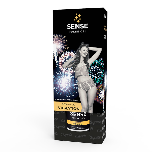 COQUETTE CHIC DESIRE - PULSE GEL FRESA VIBRACIÓN LIQUIDA PREMIUM 15ML - Imagen 2
