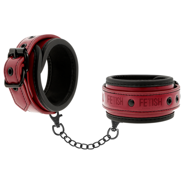 FETISH SUBMISSIVE DARK ROOM - ESPOSAS CUERO VEGANO CON FORRO DE NEOPRENO - Imagen 2