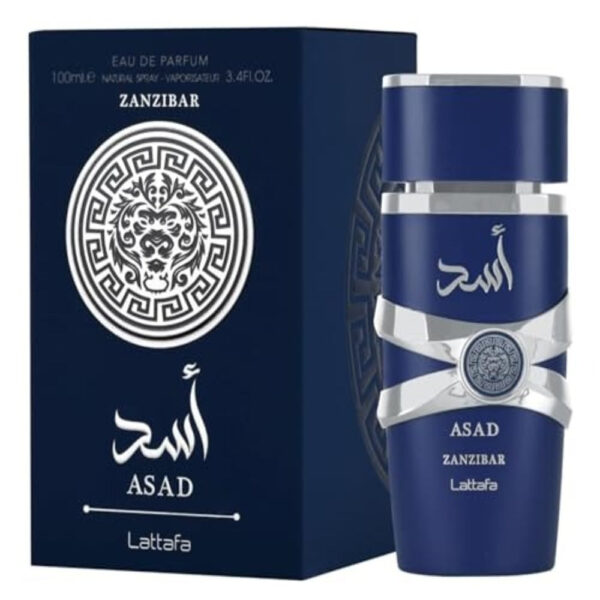 Asad Zanzibar By Lattafa EDP Perfume for Men 3.4 oz/100 ml - Imagen 2
