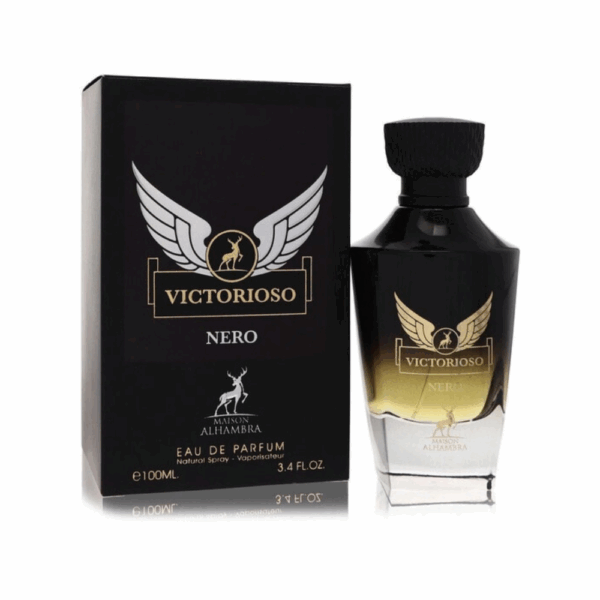 Victorioso Nero By Maison Alhambra EDP de Parfum for Men 3.4 oz - Imagen 2
