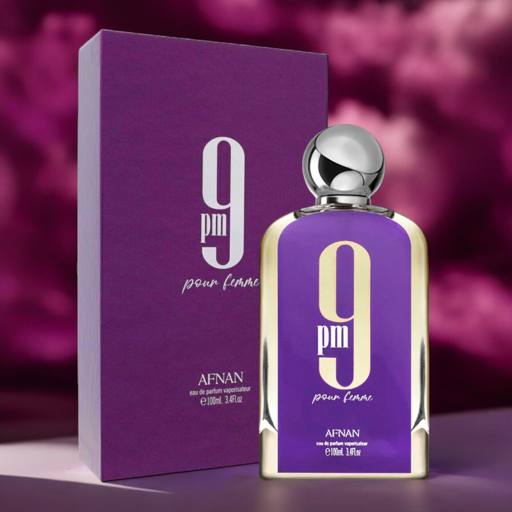 9 PM Femme By Afnan EDP Perfume 3.4 oz/100 ml for Women - Imagen 3