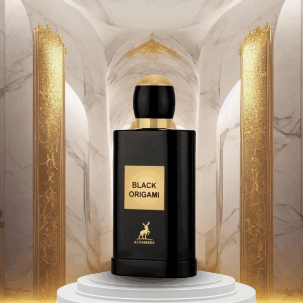 Black Origami By Maison Alhambra EDP Perfume for Women 3.4 oz/100 ml - Imagen 5