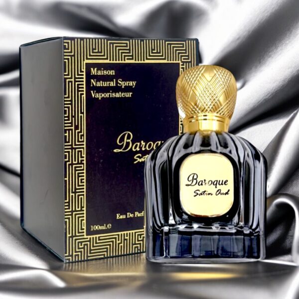 Baroque Satin Oud By Maison Alhambra EDP Perfume for Men 3.4 Oz/100 ml - Imagen 2