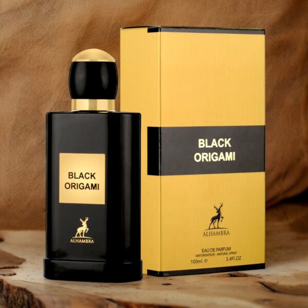 Black Origami By Maison Alhambra EDP Perfume for Women 3.4 oz/100 ml - Imagen 4