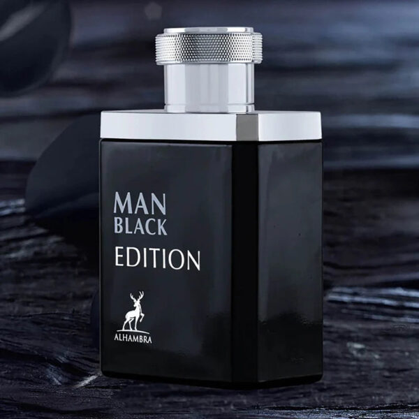 Black Edition By Maison Alhambra EDP Perfume for Men 3.4 oz/100 ml - Imagen 3