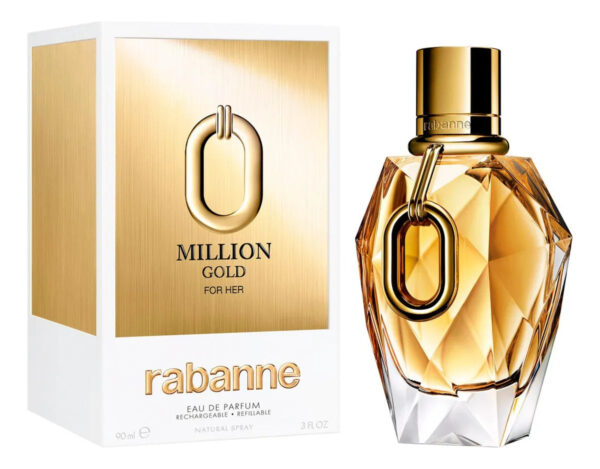 Paco Rabanne Million Gold for Her Eau de Parfum for Women 90ml - Imagen 2