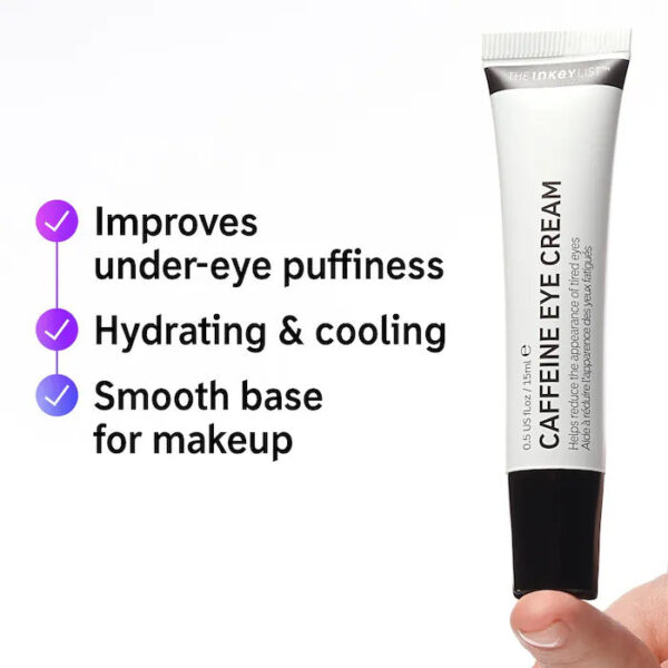 The INKEY List Caffeine De-puffing + Dark Circle Eye Cream 0.5 oz/ 15 mL - Imagen 2