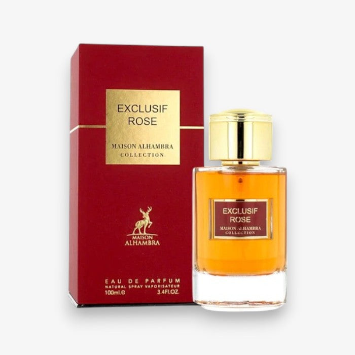 Exclusif Rose By Maison Alhambra EDP Perfume for Woman 3.4 Oz/100 ml