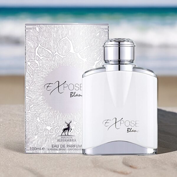 Expose Blanc By Maison Alhambra EDP Perfume for Men 3.4 Oz/100 ml - Imagen 3