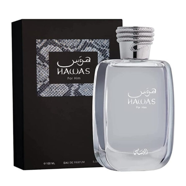 Hawas By Rasasi EDP Perfume for Men 3.4 oz/100 ml - Imagen 2