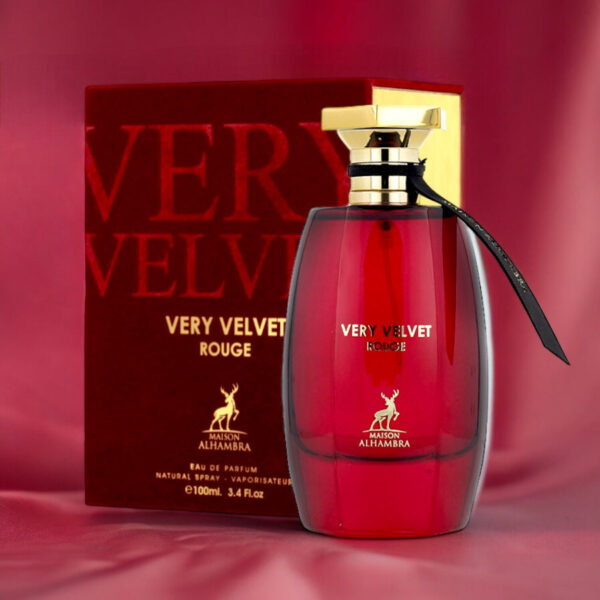 Very Velvet Rouge By Maison Alhambra EDP Perfume for Women 3.4 oz/100 ml - Imagen 2