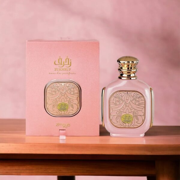 Zukhruf Pink By zimayaEDP Perfume for Women 3.4 oz/100 ml - Imagen 5