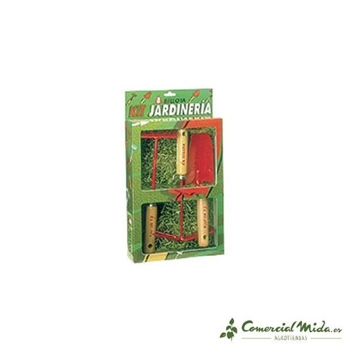 BELLOTA Kit attrezzi da giardinaggio (trapiantatrice, forca e rastrello)
