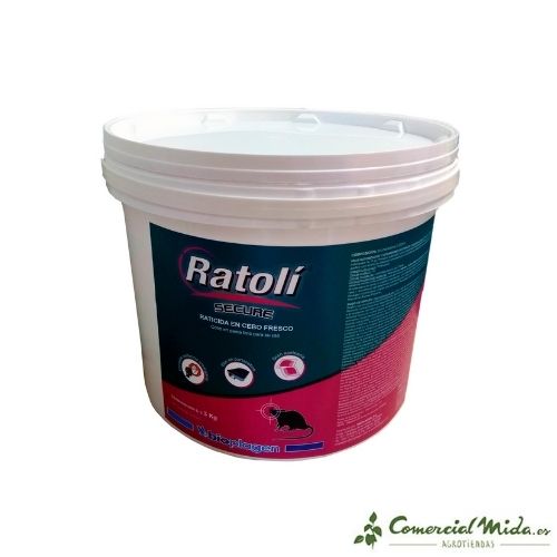 Raticide BIOPLAGEN Ratolí Secure in Fresh Bait 3kg - Imagen 2
