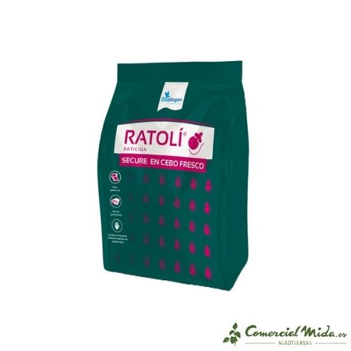 Raticide BIOPLAGEN Ratolí Secure in Fresh Bait 3kg
