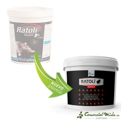 Raticide BIOPLAGEN Ratolí Alfa in Fresh Bait - Imagen 3
