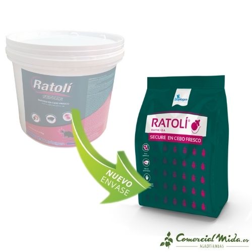 Raticide BIOPLAGEN Ratolí Secure in Fresh Bait 3kg - Imagen 3