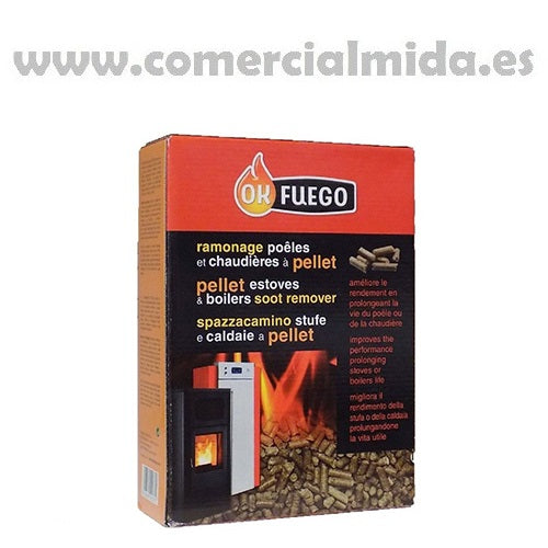 OK FIRE 1,5Kg spazzacamino per stufe a pellet